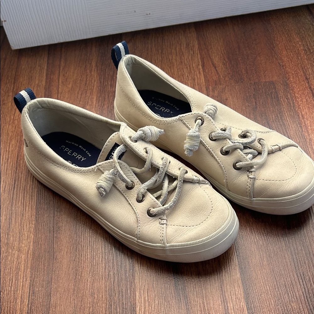 Sperry Tan Lace-Up Sneakers
